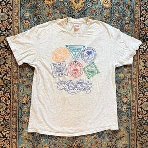 Vintage 90s Atlantic Cruise T shirt  Size XL